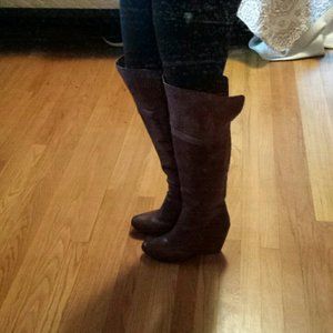 Kork-Ease Leather over the knee boots